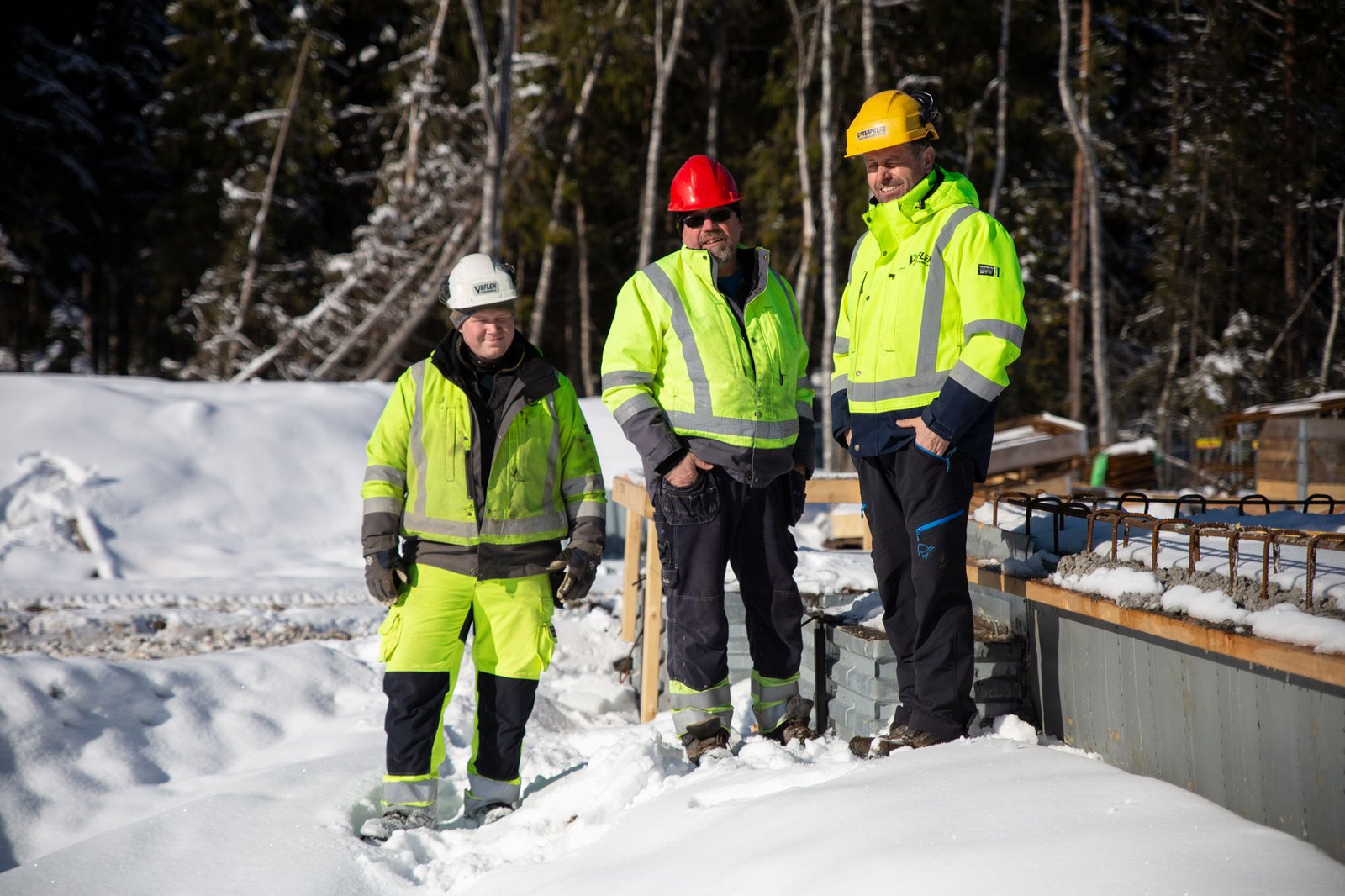 Bildet viser ansatte hos Veflen