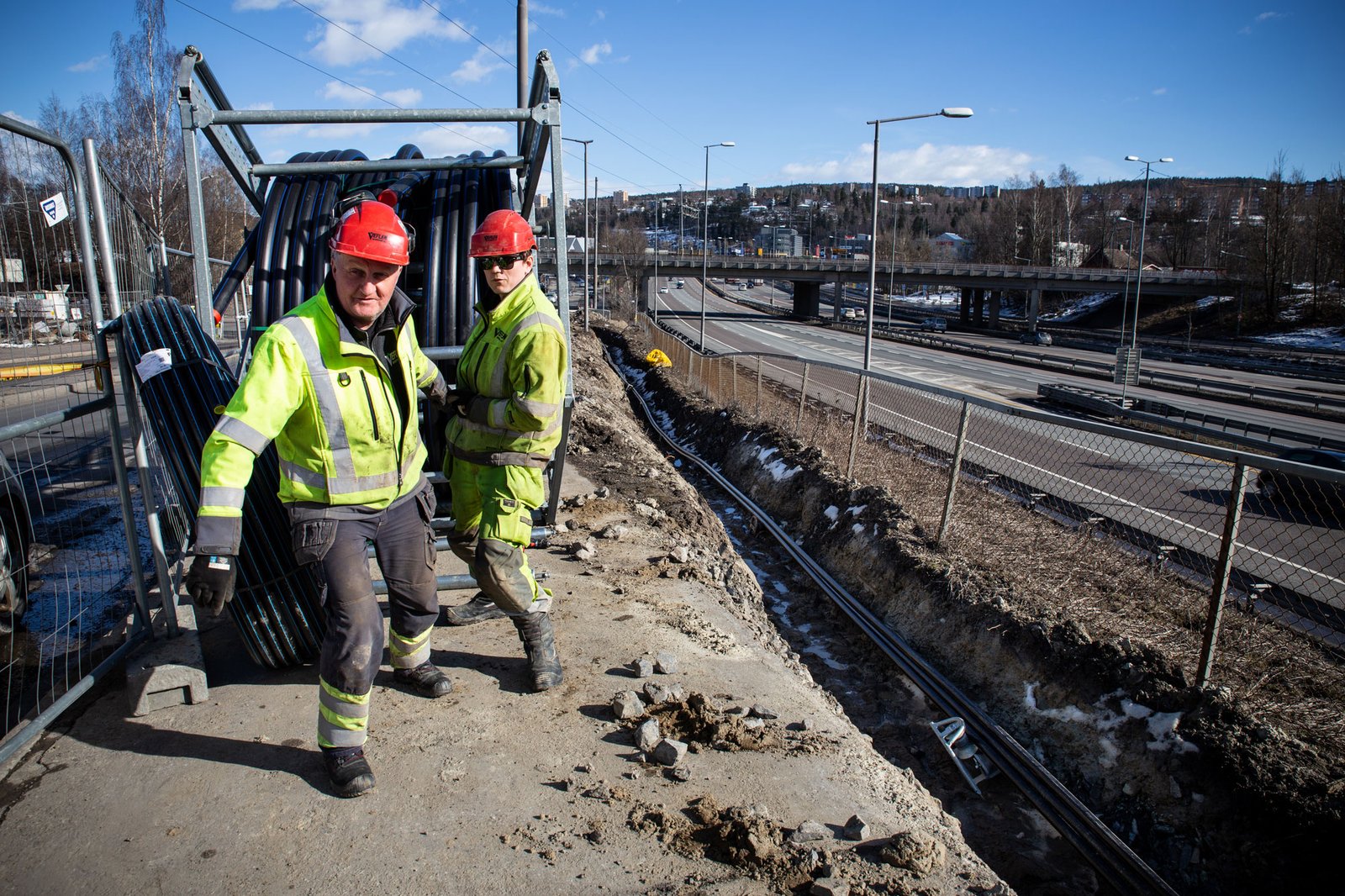 Bildet viser ansatte hos Veflen