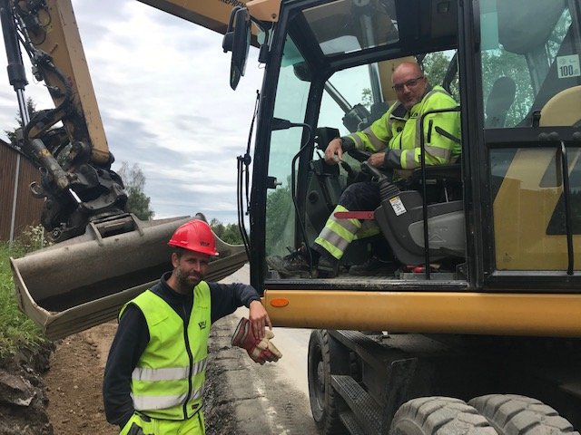 Bildet viser ansatte hos Veflen