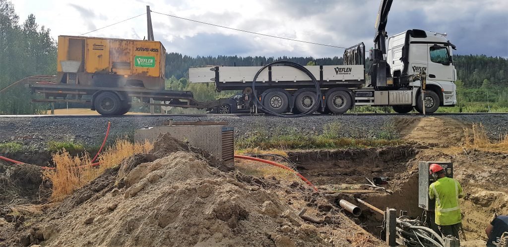 Kabeltrekking Sør- til Nord-Odal