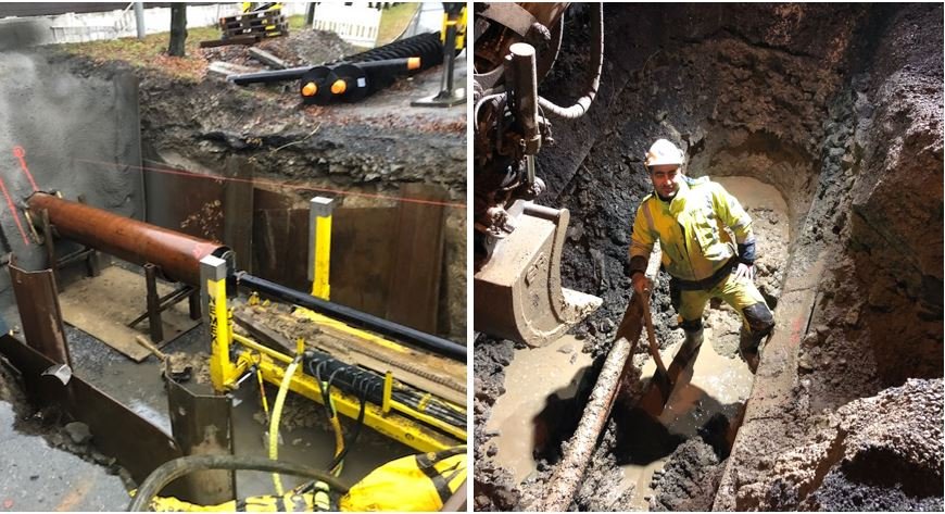 Bildet viser en ansatt hos Veflen