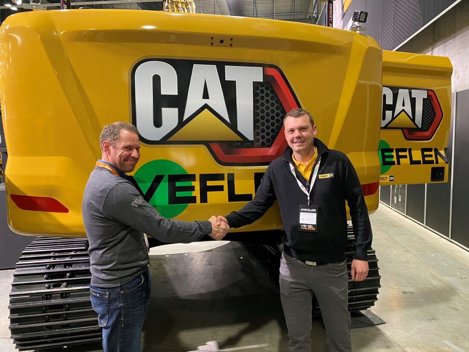 Fornøyd med ny maskin