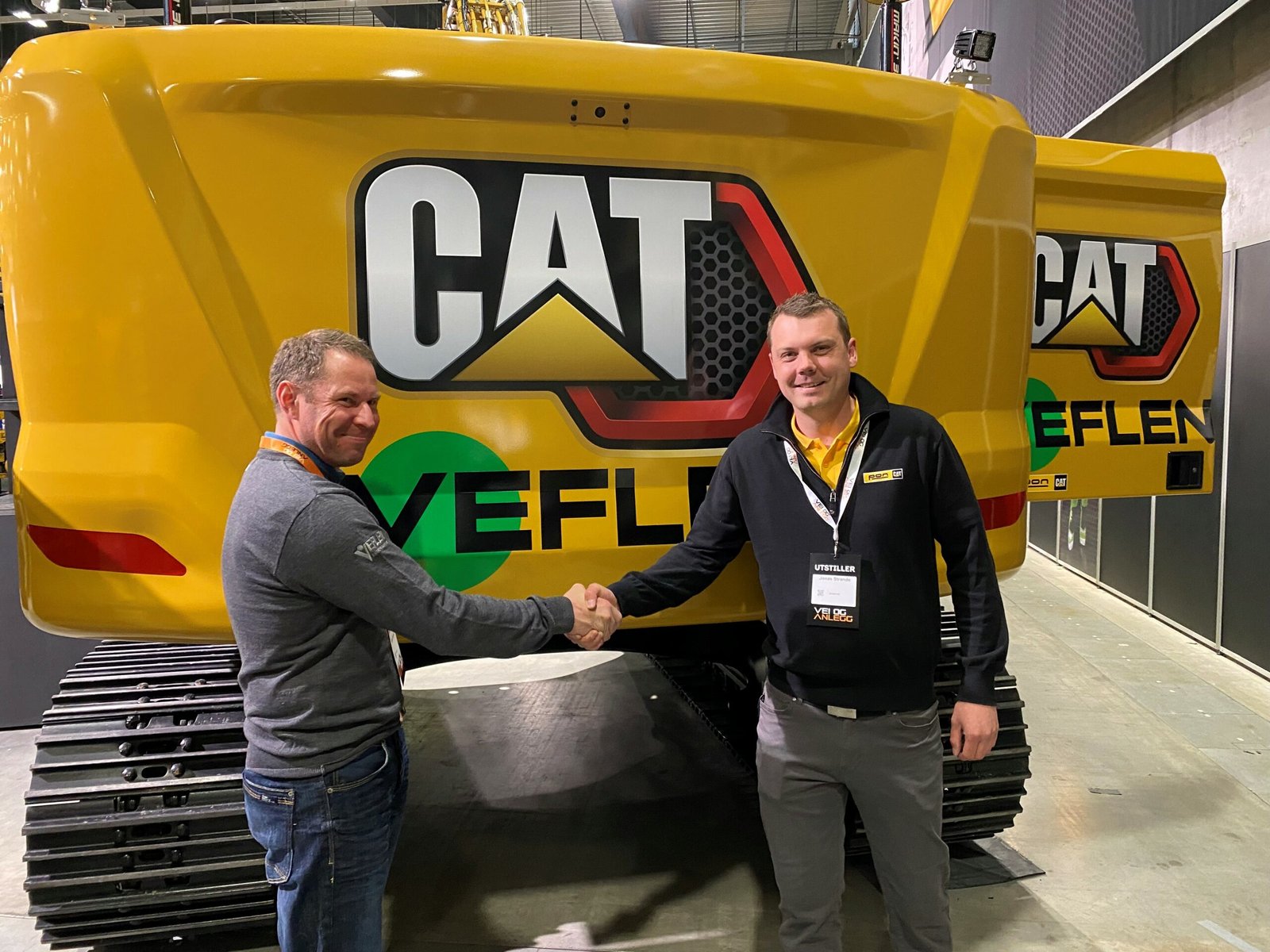 Fornøyd med ny maskin