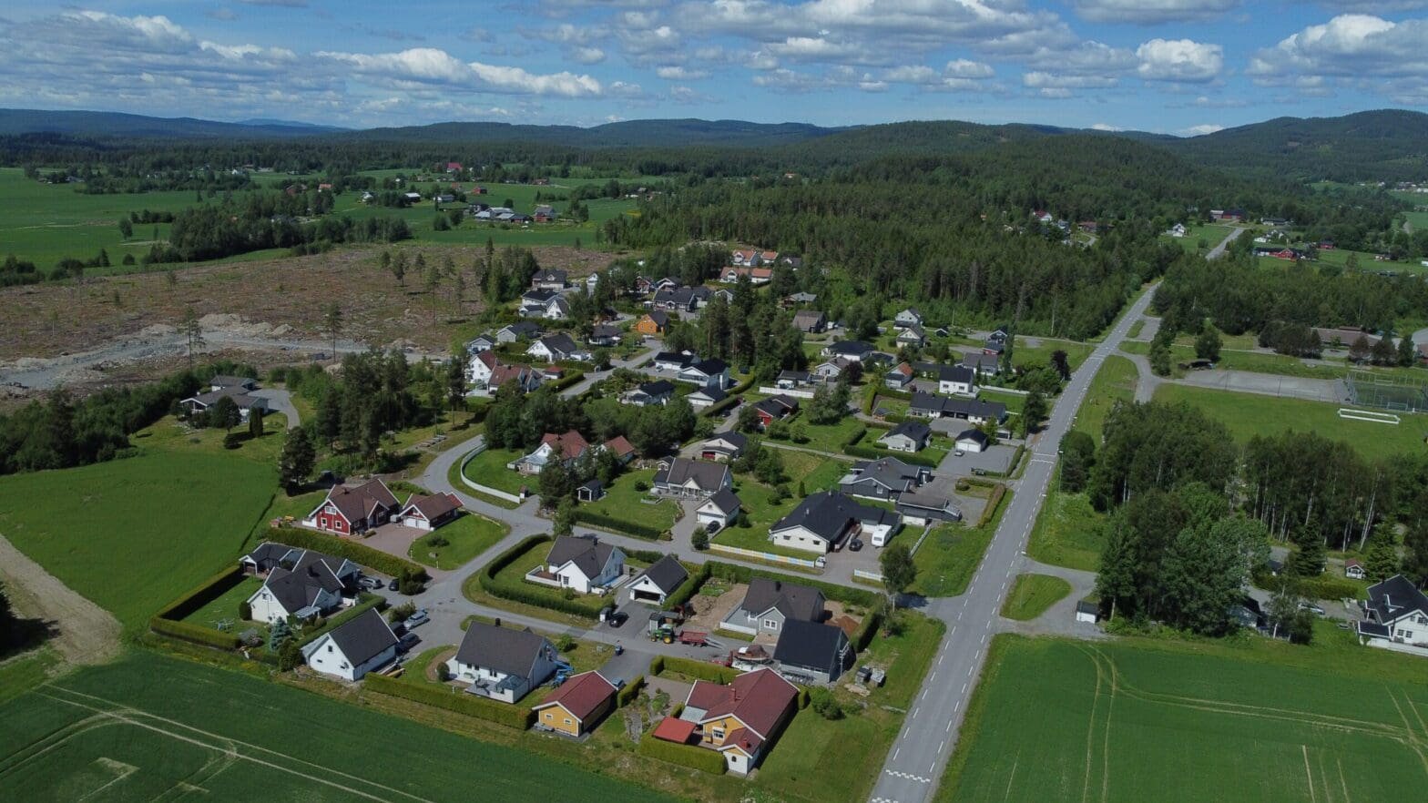 Veflen har grunnarbeidet for boligfeltet Ullern Solside