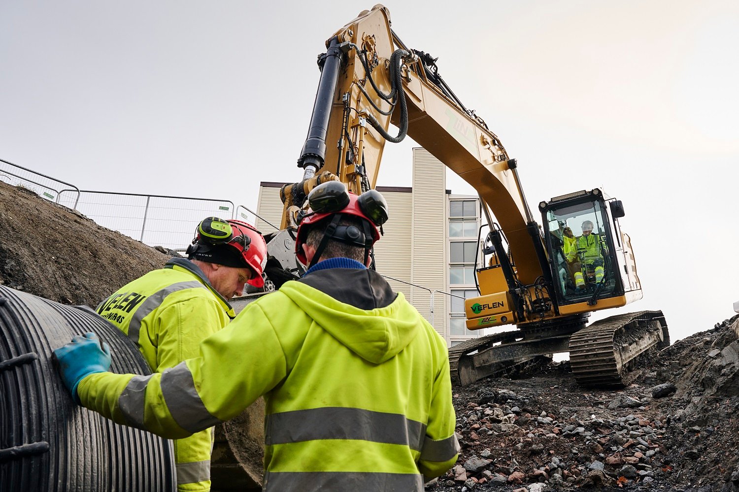 Grunnarbeid utført av Veflen Entreprenør