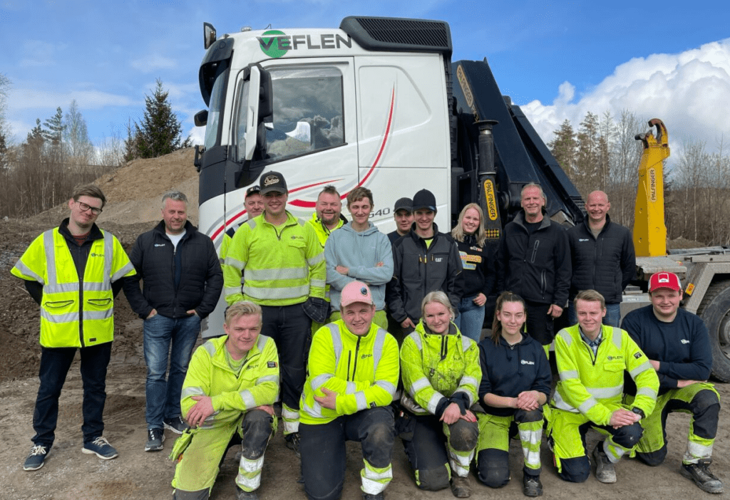 Bilde fra lærlingedagen hos Veflen i april 2024
